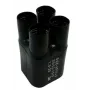 3M SKE 4F/1+2, Schrumpfschlauch, Schwarz, 10 cm, 3.5 cm, 1 Stk., 120 °C