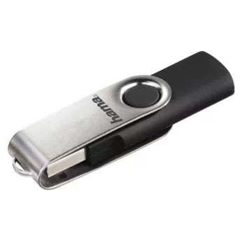 Hama 00181059 USB-Stick 8 GB USB Typ-A 2.0 Schwarz, Silber