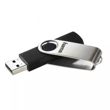 Hama 00181059 USB-Stick 8 GB USB Typ-A 2.0 Schwarz, Silber