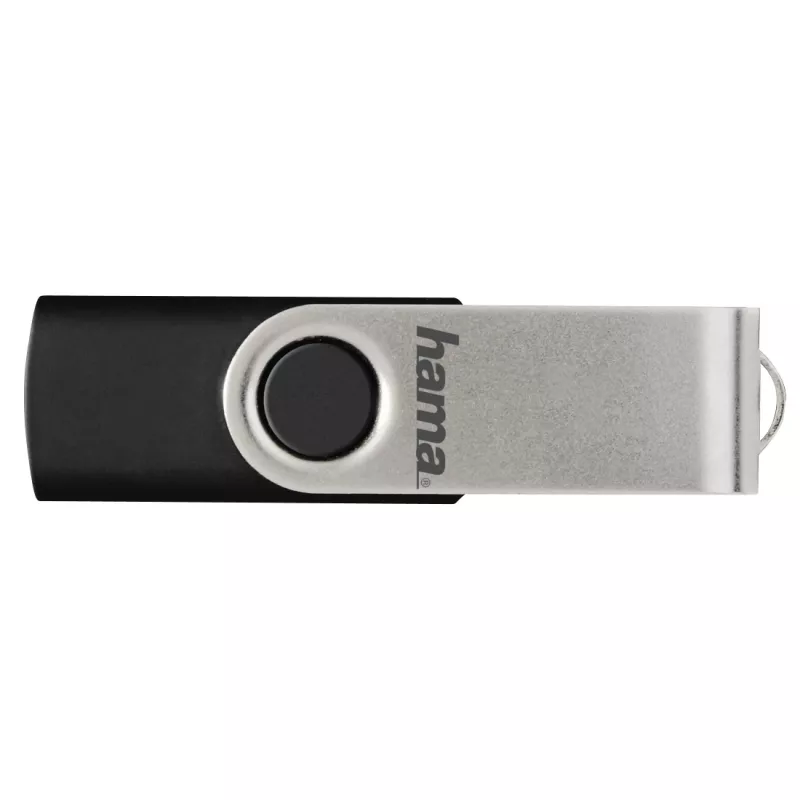 Hama 00181059 USB-Stick 8 GB USB Typ-A 2.0 Schwarz, Silber