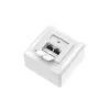 Hama 00300029 Netzwerkdose 2 x RJ-45 Weiß