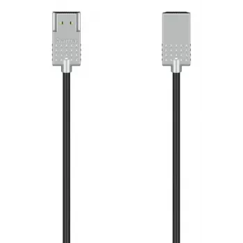 Hama Ultra-schlank HDMI-Kabel 2 m HDMI Typ A (Standard) Schwarz, Silber