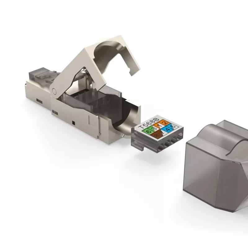 Hama 00200793 Drahtverbinder RJ45 Grau