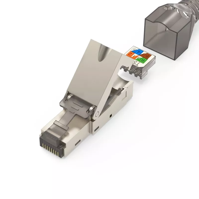 Hama 00200793 Drahtverbinder RJ45 Grau