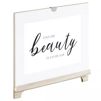 Hama Beauty Einzelbilderrahmen Transparent, Weiß