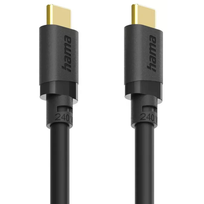 Hama 00202009 USB-Kabel USB 3.2 Gen 1 (3.1 Gen 1) 1,5 m USB C 5 Gbit/s 240 W Schwarz