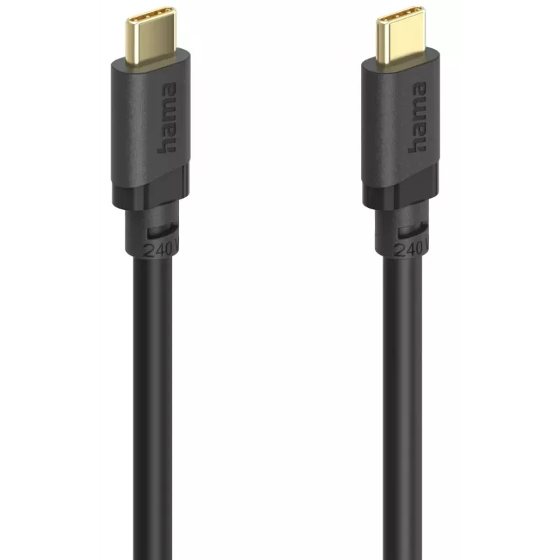 Hama 00202009 USB-Kabel USB 3.2 Gen 1 (3.1 Gen 1) 1,5 m USB C 5 Gbit/s 240 W Schwarz