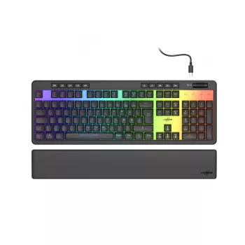 Hama 00217830 Tastatur Gaming USB QWERTZ Deutsch Schwarz