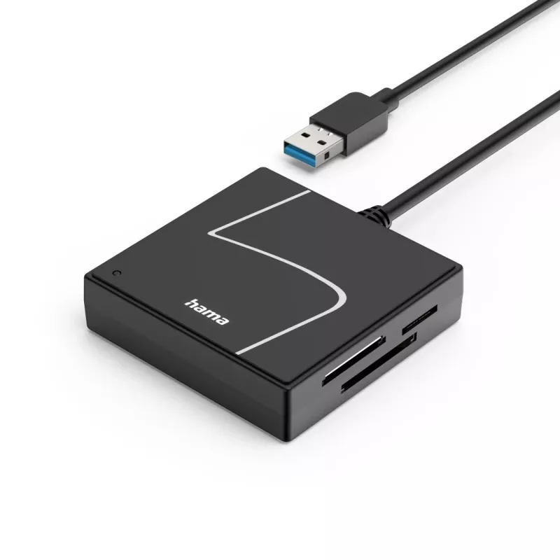 Hama 00200148 Kartenleser USB 3.2 Gen 1 (3.1 Gen 1) Typ-A/Typ-C Schwarz