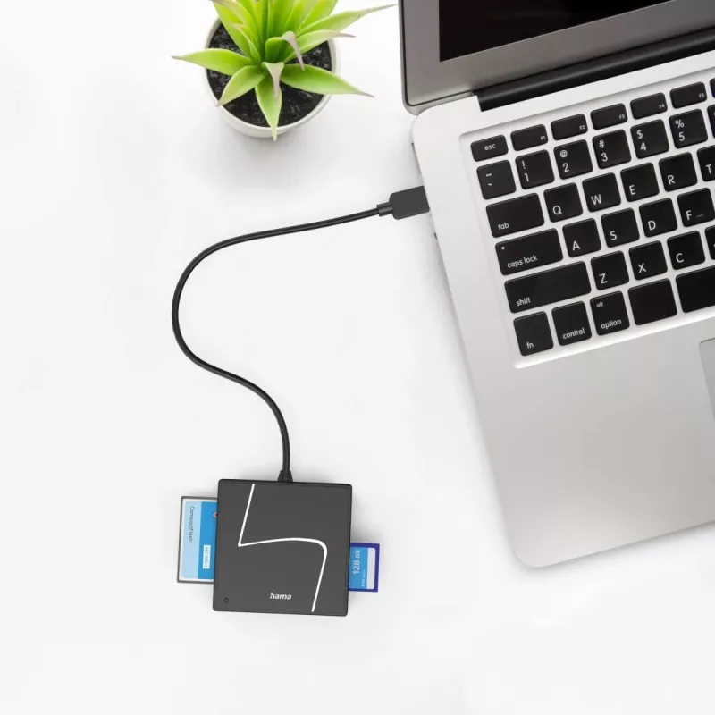 Hama 00200148 Kartenleser USB 3.2 Gen 1 (3.1 Gen 1) Typ-A/Typ-C Schwarz