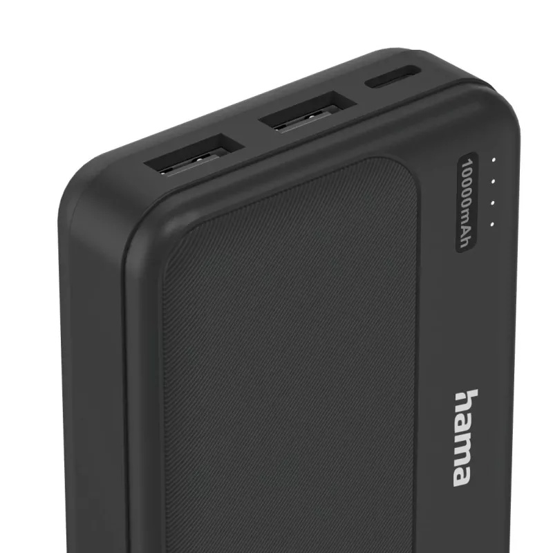 Hama Pocket 10 Lithium-Polymer (LiPo) 10000 mAh Schwarz