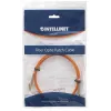 Intellinet Glasfaser-Patchkabel, OM2, LC/LC, 5 m, Orange, Duplex, Multimode, 50/125 µm, LSZH, Glasfaser, lebenslange Garantie