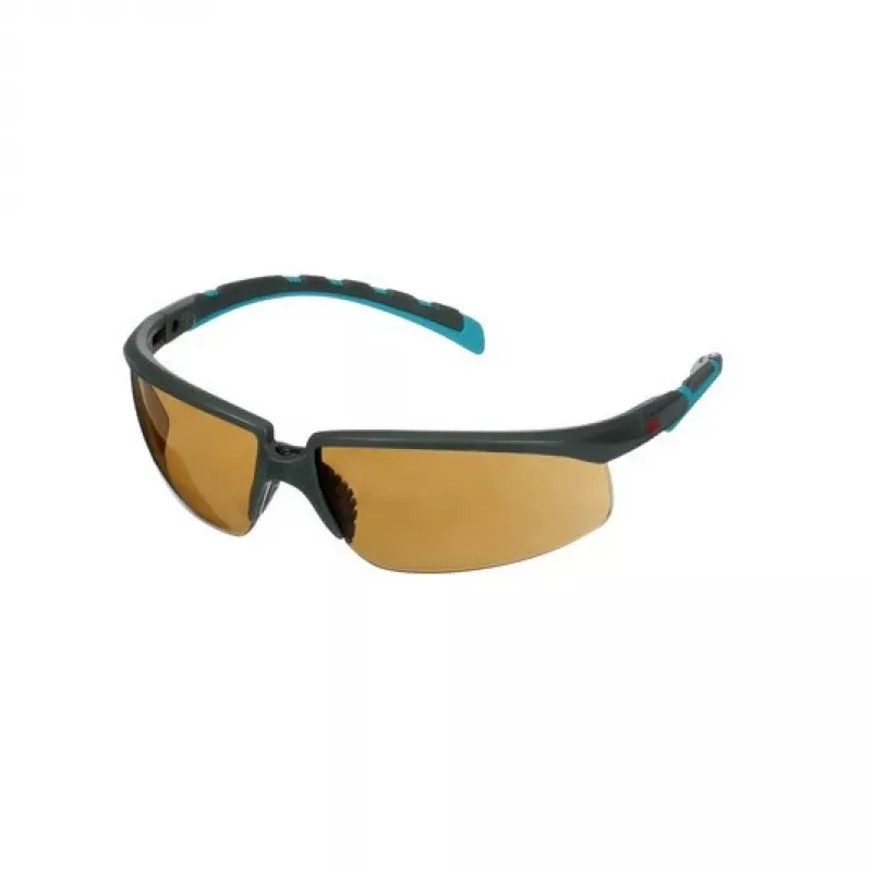 3M S2005SGAF-BGR Sicherheitsbrille Schutzbrille Kunststoff Blau, Grau