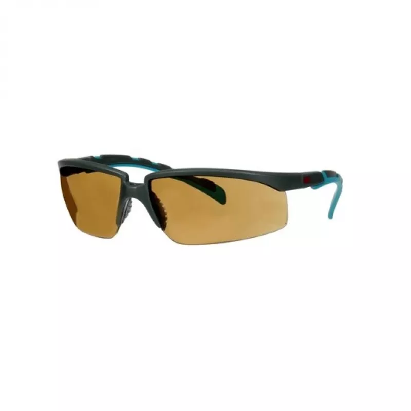 3M S2005SGAF-BGR Sicherheitsbrille Schutzbrille Kunststoff Blau, Grau