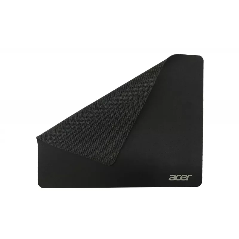 Acer Essential Mauspad, Schwarz, Einfarbig, Stoff, Jersey, Gummi, Rutschfeste Unterseite