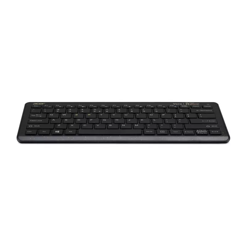 Acer Chrome Combo-Set, Tastatur, Maus enthalten, Universal, RF Wireless, QWERTY, Schwarz