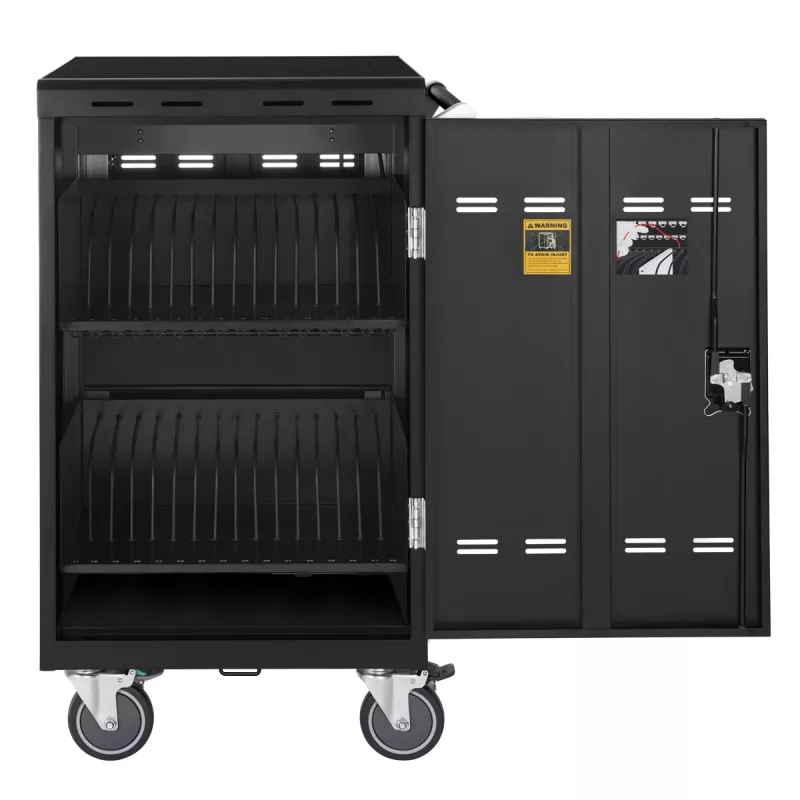 Acer E32c+ - Ladewagen 32 Fächer (UK-Stecker), Mobiles Geräteverwaltungswagen, Schwarz, Boden, 2,6 cm, 39,5 cm, 30,1 cm