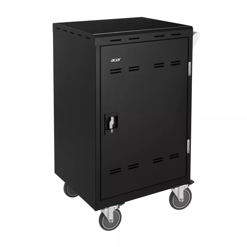 Acer E32c+ - Ladewagen 32 Fächer (UK-Stecker), Mobiles Geräteverwaltungswagen, Schwarz, Boden, 2,6 cm, 39,5 cm, 30,1 cm