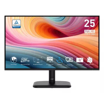 MSI PRO MP251L E2 Computermonitor 62,2 cm (24,5 Zoll) 1920 x 1080 Pixel Full HD LED Schwarz