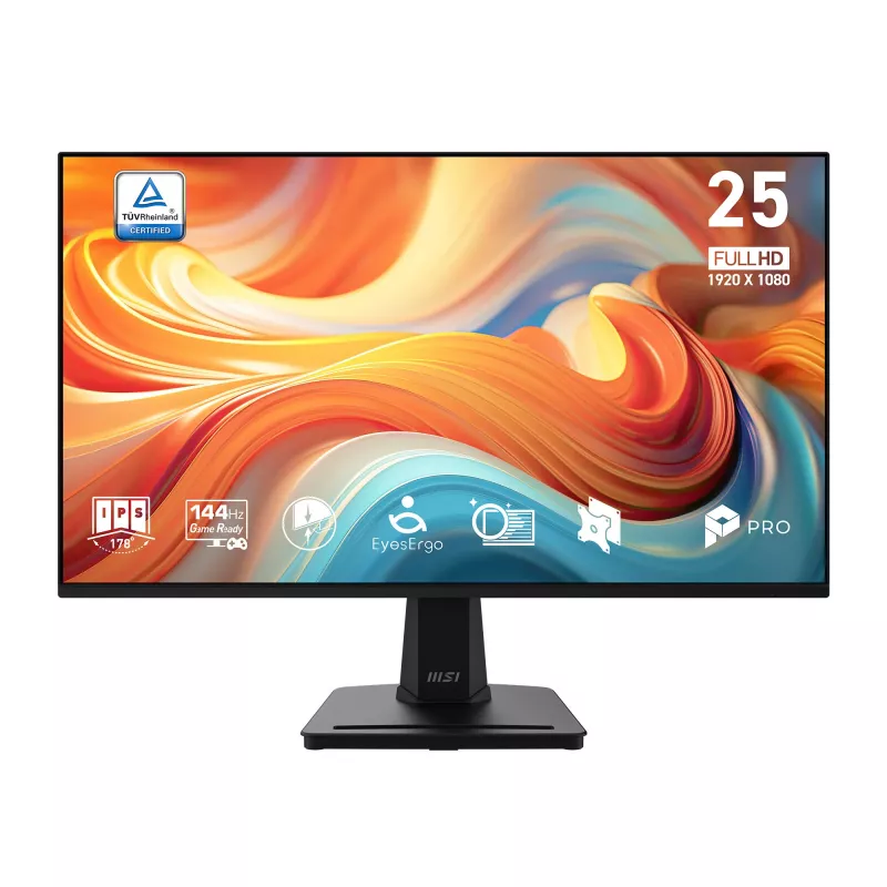MSI Pro MP251 E14L Computermonitor 62,2 cm (24,5″) 1920 x 1080 Pixel Full HD Schwarz