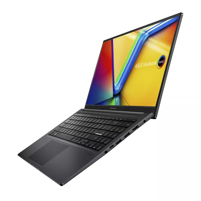 ASUS Vivobook 15 OLED M1505YA-L1394W AMD Ryzen™ 7 7730U Laptop 39,6 cm (15,6 Zoll) Full HD 16 GB DDR4-SDRAM 512 GB SSD Wi-Fi 6E (802.11ax) Windows 11 Home Schwarz