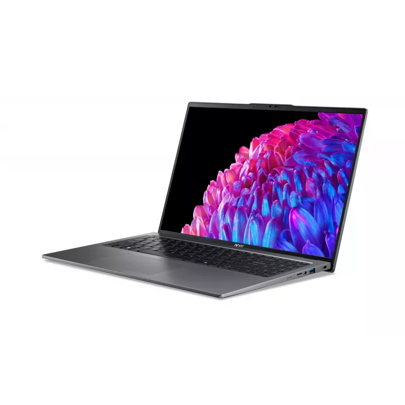 Acer Swift Go 16 SFG16-72-782U Intel Core Ultra 7 155U Laptop 40,6 cm (16 Zoll) 3.2K 16 GB LPDDR5-SDRAM 1 TB SSD Wi-Fi 6E (802.11ax) Windows 11 Home Grau