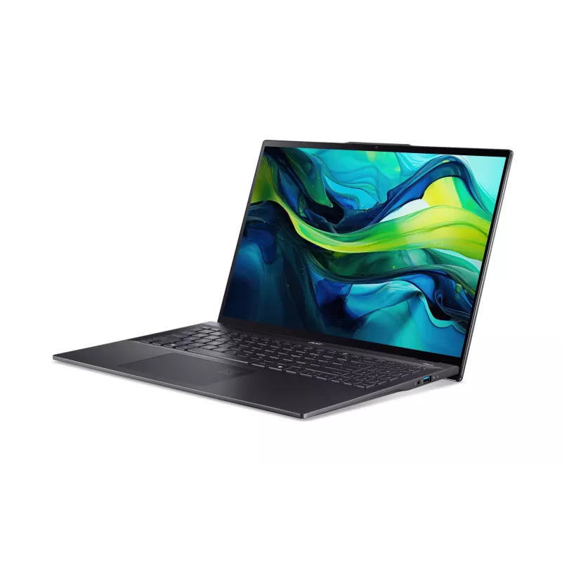 Acer Swift 16 AI SF16-51-53NZ Copilot+ PC Intel Core Ultra 5 226V Laptop 40,6 cm (16 Zoll) WQXGA+ 16 GB LPDDR5x-SDRAM 512 GB SSD Wi-Fi 7 (802.11be) Windows 11 Home US International Schwarz