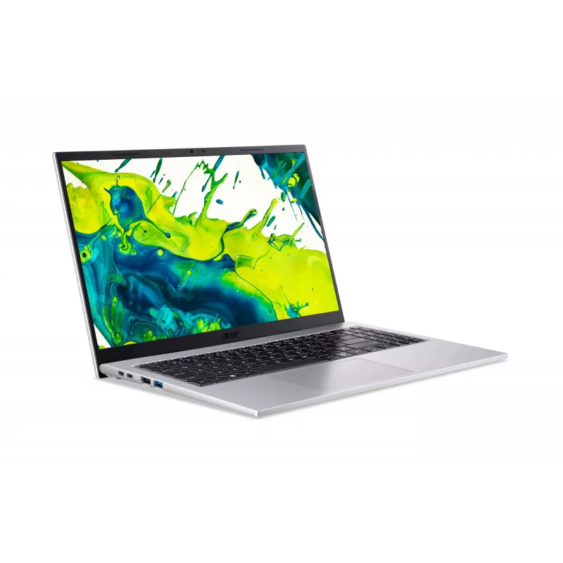 Acer Aspire Go 15 AG15-72P-51YA Intel Core 5 120U Laptop 39,6 cm (15,6 Zoll) Full HD 16 GB DDR4-SDRAM 512 GB SSD Wi-Fi 6 (802.11ax) Windows 11 Home Silber