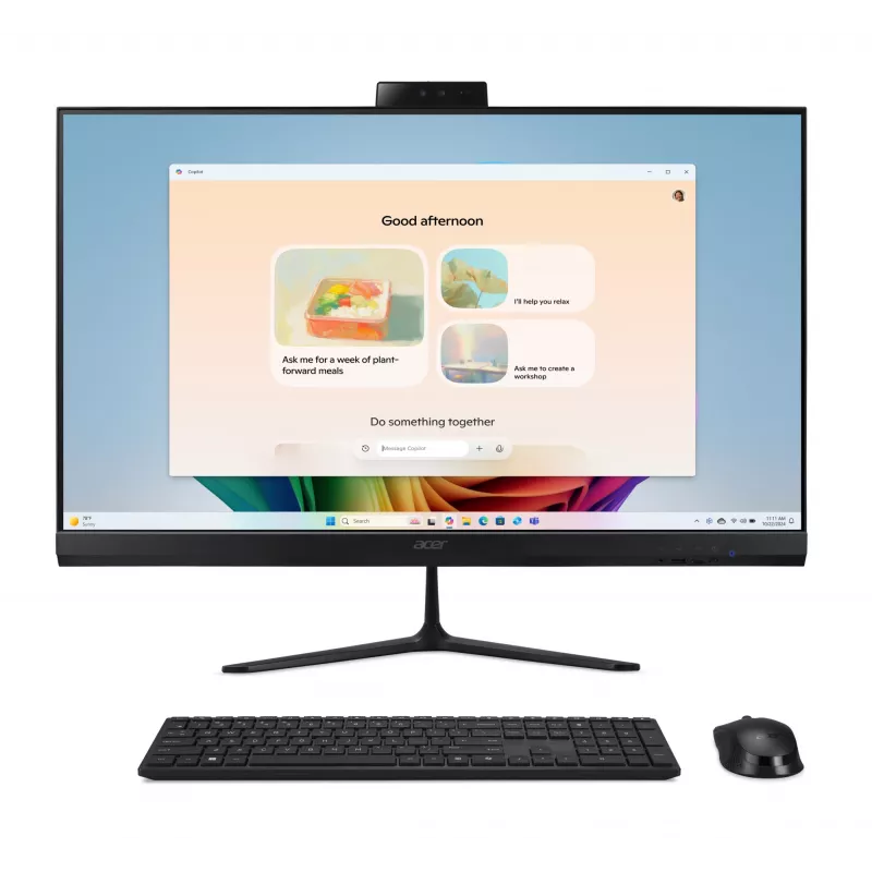 Acer Aspire C27B AI AR7432 NL Copilot+ PC AMD Ryzen™ AI 5 350 68,6 cm (27 Zoll) 1920 x 1080 Pixel All-in-One-PC 32 GB DDR4-SDRAM 1 TB SSD Windows 11 Home Schwarz