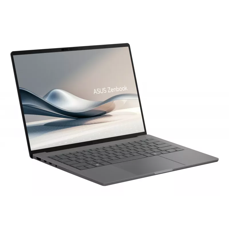 ASUS Zenbook A14 UX3407QA-QD343X Snapdragon X1-26-100 Laptop 35,6 cm (14 Zoll) WUXGA 32 GB LPDDR5x-SDRAM 1 TB SSD Wi-Fi 6E (802.11ax) Windows 11 Pro Grau