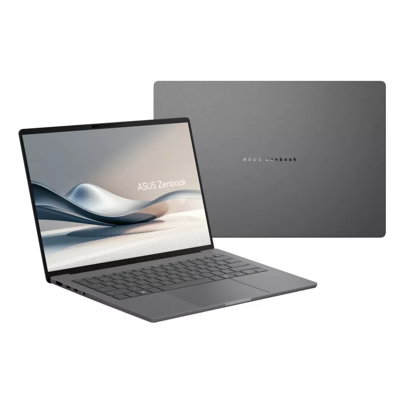 ASUS Zenbook A14 UX3407QA-QD343X Snapdragon X1-26-100 Laptop 35,6 cm (14 Zoll) WUXGA 32 GB LPDDR5x-SDRAM 1 TB SSD Wi-Fi 6E (802.11ax) Windows 11 Pro Grau