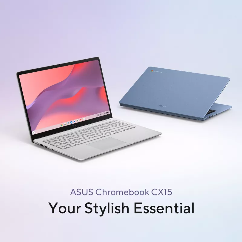 ASUS Chromebook CB1505CTA-S70197-CBE Intel® N N150 39.6 cm (15.6 Zoll) Full HD 8 GB LPDDR5-SDRAM 64 GB eMMC Wi-Fi 6 (802.11ax) ChromeOS US International Grau
