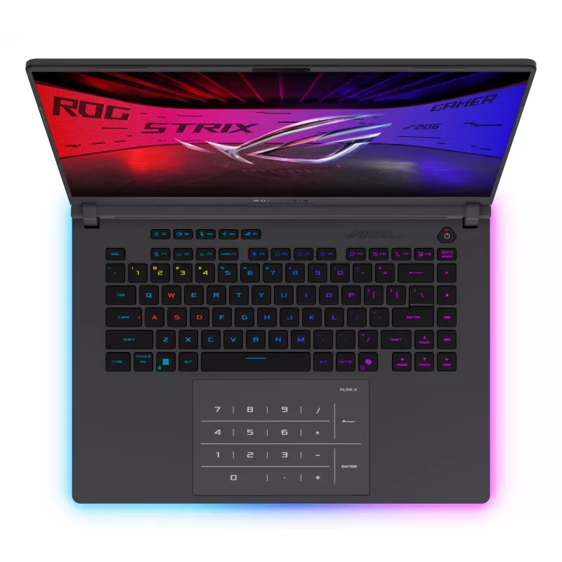 ASUS ROG Strix G16 G615JMR-DICRV235W Intel® Core™ i7 i7-14650HX Laptop 40,6 cm (16 Zoll) WUXGA 16 GB DDR5-SDRAM 1 TB SSD NVIDIA GeForce RTX 5060 Wi-Fi 7 (802.11be) Windows 11 Home Schwarz, Grau