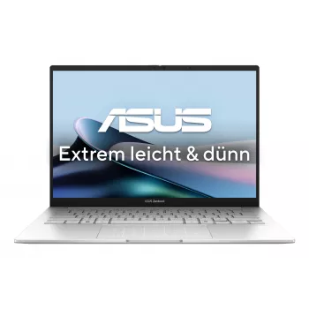 ASUS Zenbook 14 OLED UX3405CA-QD1302W Intel Core Ultra 7 255H Laptop 35.6 cm (14 Zoll) WUXGA 16 GB LPDDR5x-SDRAM 1 TB SSD Wi-Fi 7 (802.11be) Windows 11 Home Deutsch Silber