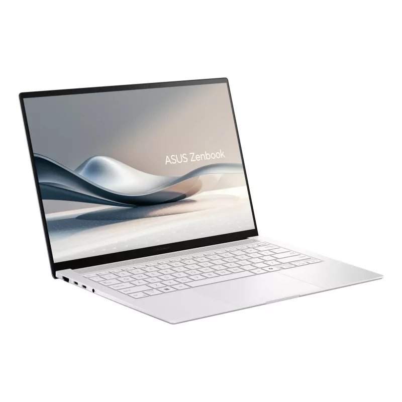 ASUS Zenbook S14 UX5406SA-PV526W Copilot+ PC Intel Core Ultra 7 258V Laptop 35.6 cm (14 inch) 3K 32 GB LPDDR5x-SDRAM 1 TB SSD Wi-Fi 7 (802.11be) Windows 11 Home Deutsch Weiß