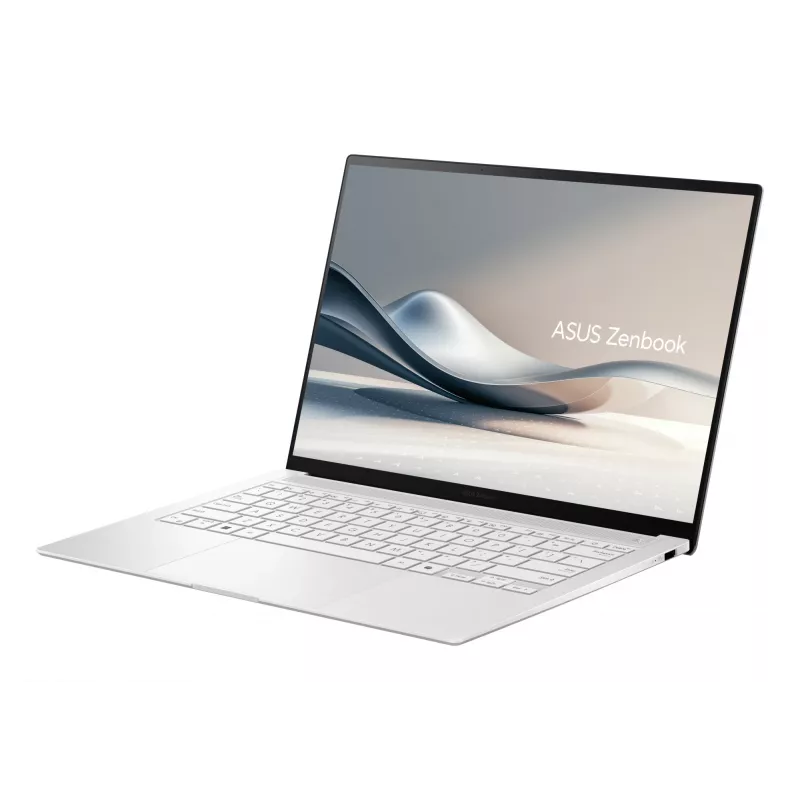 ASUS Zenbook S14 UX5406SA-PV526W Copilot+ PC Intel Core Ultra 7 258V Laptop 35.6 cm (14 inch) 3K 32 GB LPDDR5x-SDRAM 1 TB SSD Wi-Fi 7 (802.11be) Windows 11 Home Deutsch Weiß