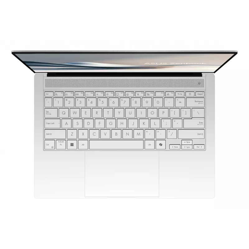 ASUS Zenbook S14 UX5406SA-PV526W Copilot+ PC Intel Core Ultra 7 258V Laptop 35.6 cm (14 inch) 3K 32 GB LPDDR5x-SDRAM 1 TB SSD Wi-Fi 7 (802.11be) Windows 11 Home Deutsch Weiß