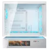 COUGAR Midi Tower Case, CFV235 Vision, ARGB, LCD-Display, Mesh, Weiß