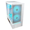 COUGAR Midi Tower Case, CFV235 Vision, ARGB, LCD-Display, Mesh, Weiß