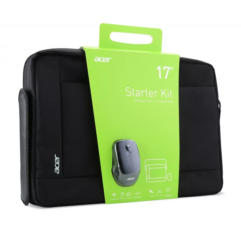 Acer NOTEBOOK STARTER KIT 17 Zoll, Aktenkoffer, 43,9 cm (17,3″), Schultergurt