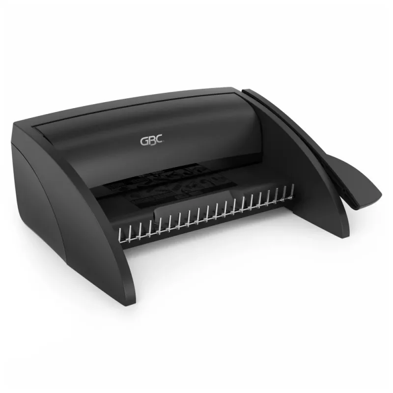 GBC Bindegerät CombBind® C100, Kammbindegerät, Manuell, 160 Blatt, Schwarz