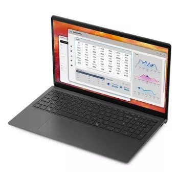 DELL Pro 15 Essential PV15265 AMD Ryzen™ 5 130 Laptop 39,6 cm (15,6 Zoll) Full HD 16 GB DDR5-SDRAM 1 TB SSD Wi-Fi 6 (802.11ax) Windows 11 Pro Deutsch Schwarz
