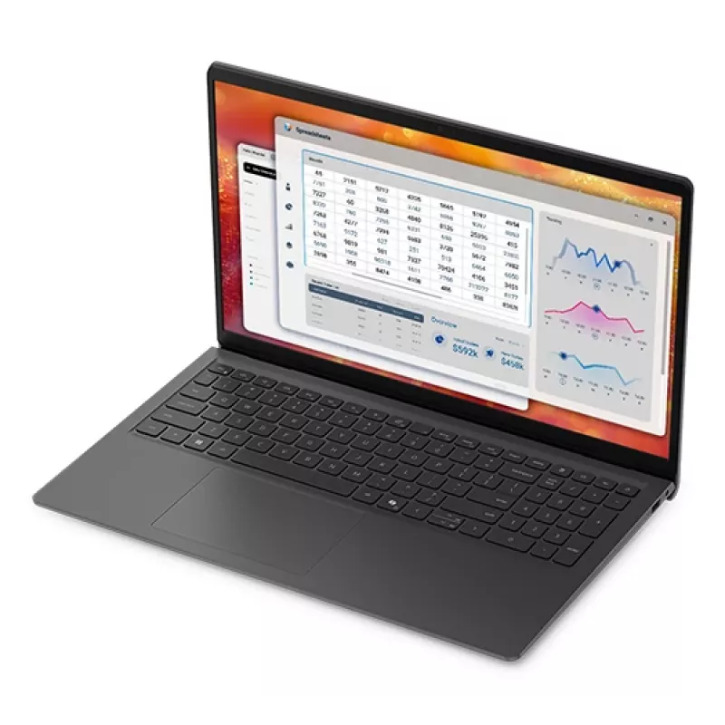 DELL Pro 15 Essential PV15265 AMD Ryzen™ 5 130 Laptop 39,6 cm (15,6 Zoll) Full HD 16 GB DDR5-SDRAM 1 TB SSD Wi-Fi 6 (802.11ax) Windows 11 Pro Deutsch Schwarz