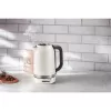 KitchenAid 5KEK1701EPL Elektrischer Wasserkocher 1,7 l 2400 W Schwarz, Edelstahl, Weiß