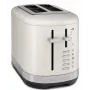 KitchenAid 859711684260 Toaster 7 2 Scheibe(n) 980 W Schwarz, Edelstahl, Weiß