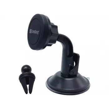 Sandberg In Car Mobile Magnet Stand Kit, Telefon, Passivhalter, Auto, Schwarz