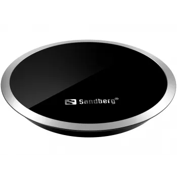 Sandberg Wireless Charger for Desk 10W, Indoor, USB, kabelloses Laden, 0,8 m, Schwarz