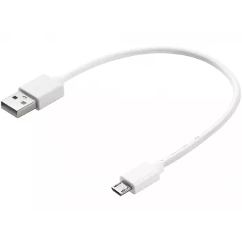 Sandberg MicroUSB Sync/Ladekabel 0,2 m, 0,2 m, USB A, Micro-USB B, USB 2.0, Weiß