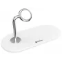 Sandberg 3in1 Wireless Charger, Indoor, USB, Kabelloses Laden, 0,8 m, Silber, Weiß