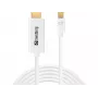 Sandberg MiniDP 1.2 > HDMI 4K 2m, 2 m, Mini DisplayPort, HDMI, Stecker, Stecker, Weiß